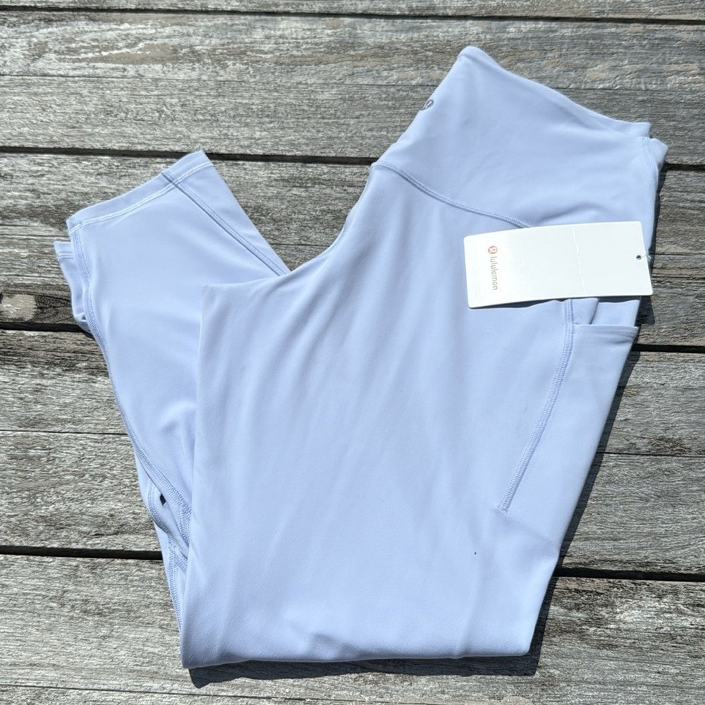 Lululemon Align High-Rise Pant with Pockets 25" Pastel Blue Size 14 NWT 💙🩵✨